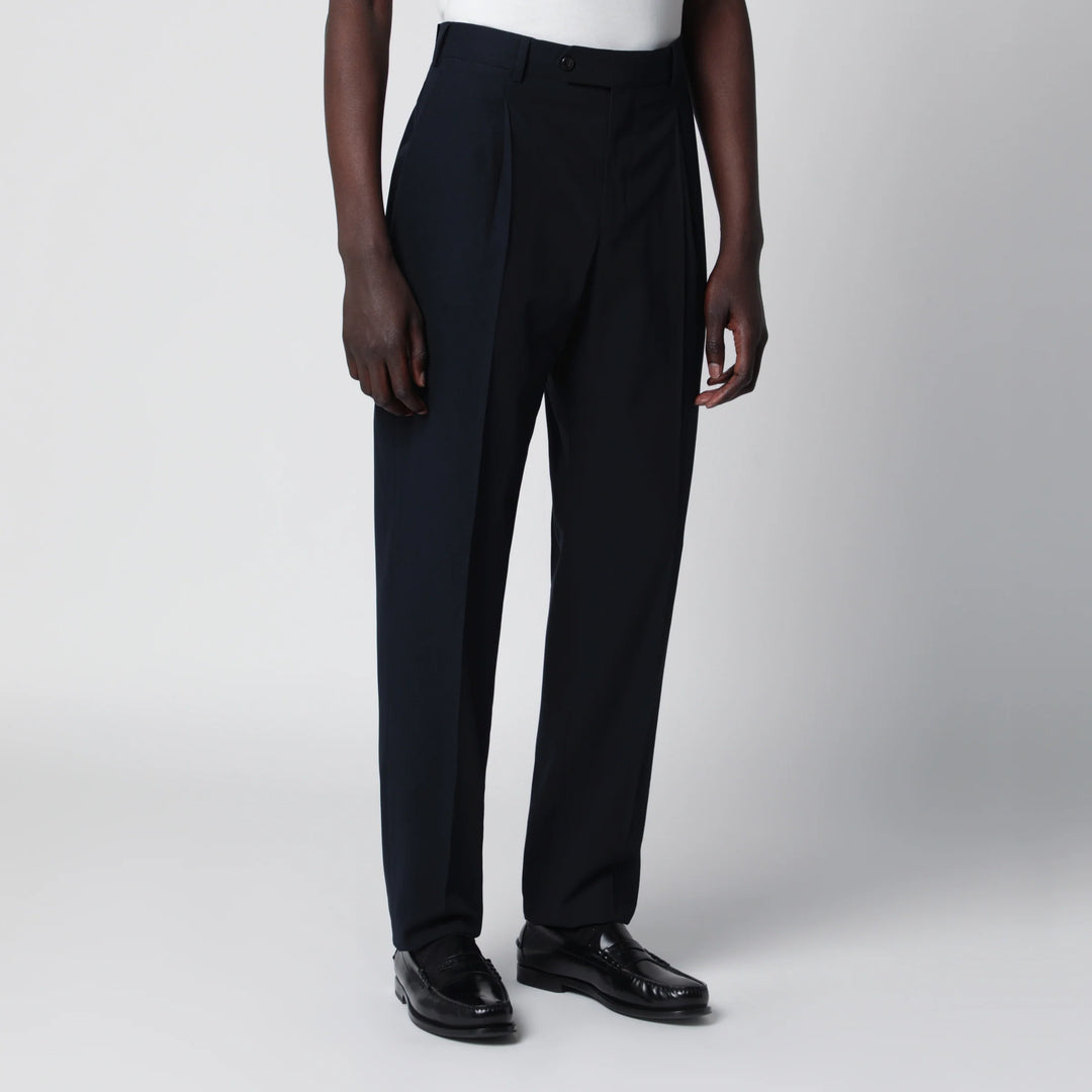 PT Torino - Blue cotton trousers