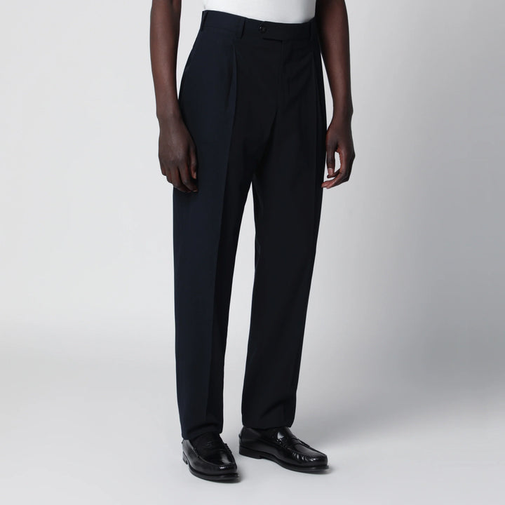PT Torino - Blue cotton trousers