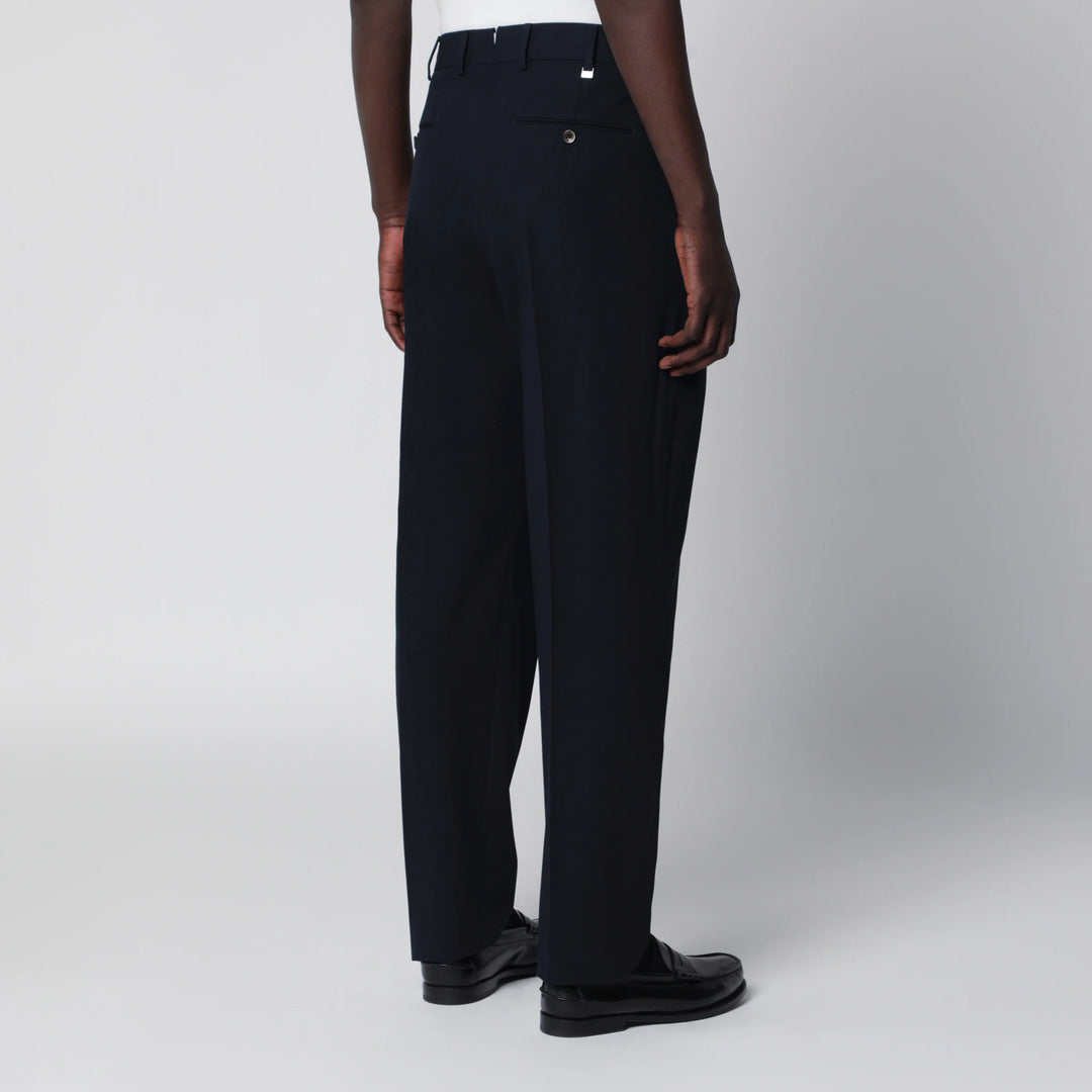 PT Torino - Blue cotton trousers
