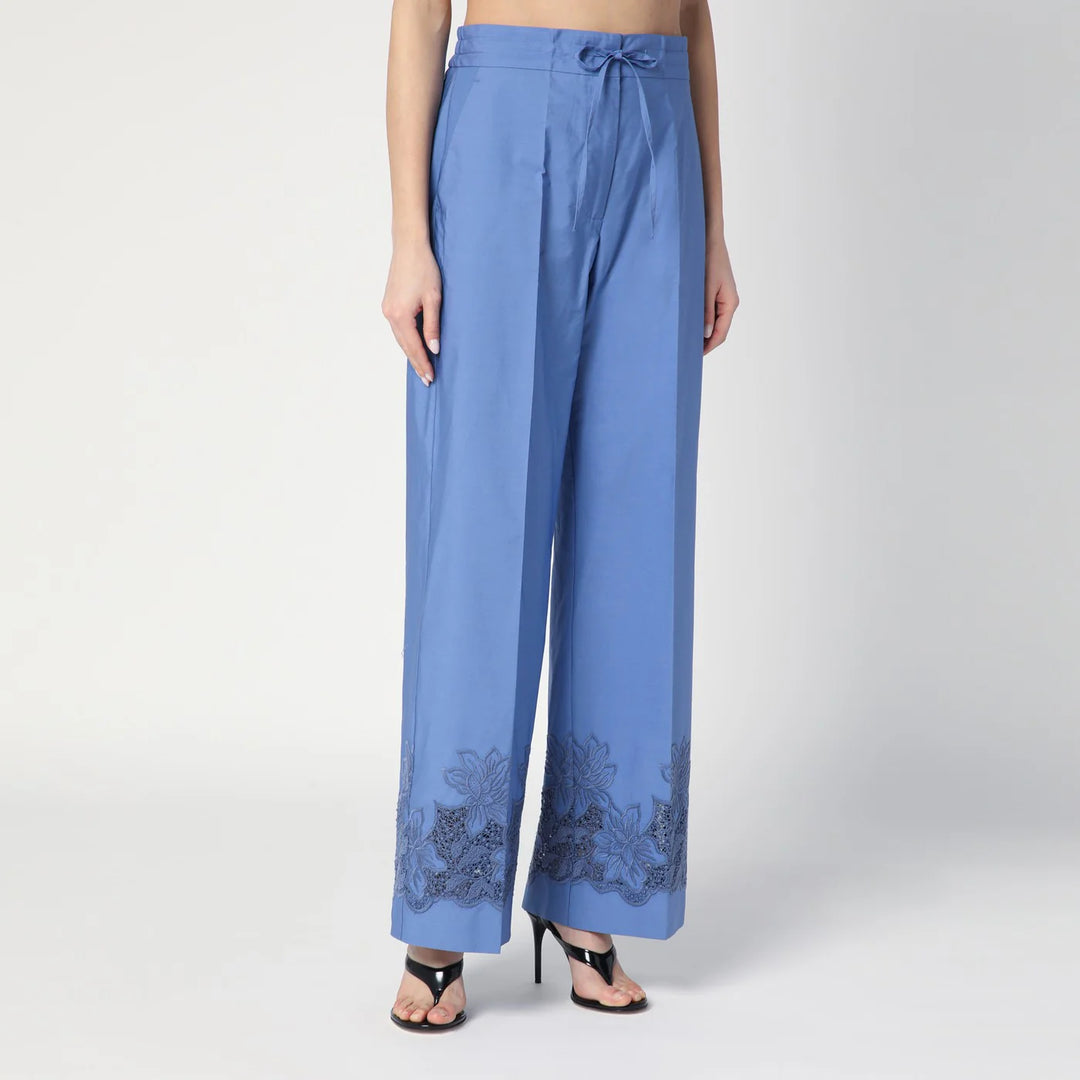 P.A.R.O.S.H. - Embroidered cotton pants