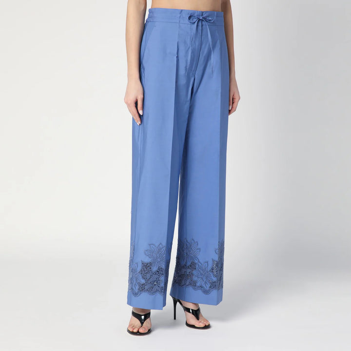 P.A.R.O.S.H. - Embroidered cotton pants