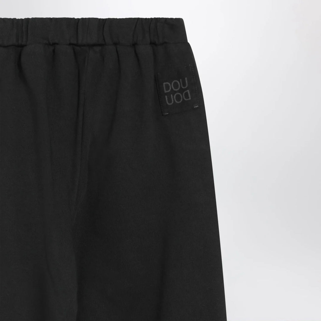 Douuod - Jogging trousers in black cotton