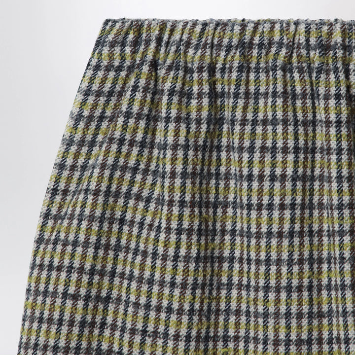 Douuod - Checked skirt in a wool blend