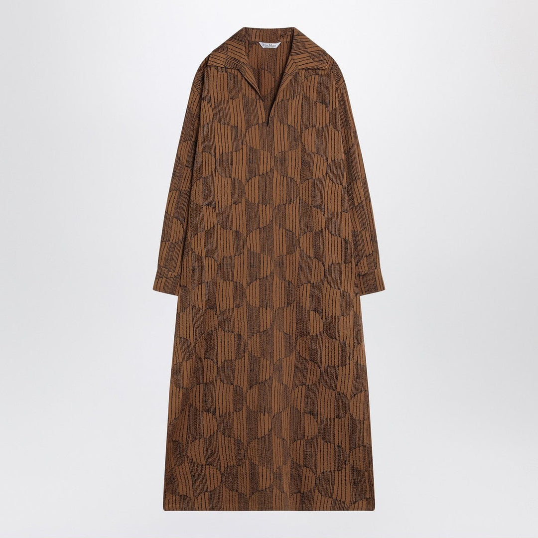 Dresses Max Mara Olive green shirt dress in cotton Brand
