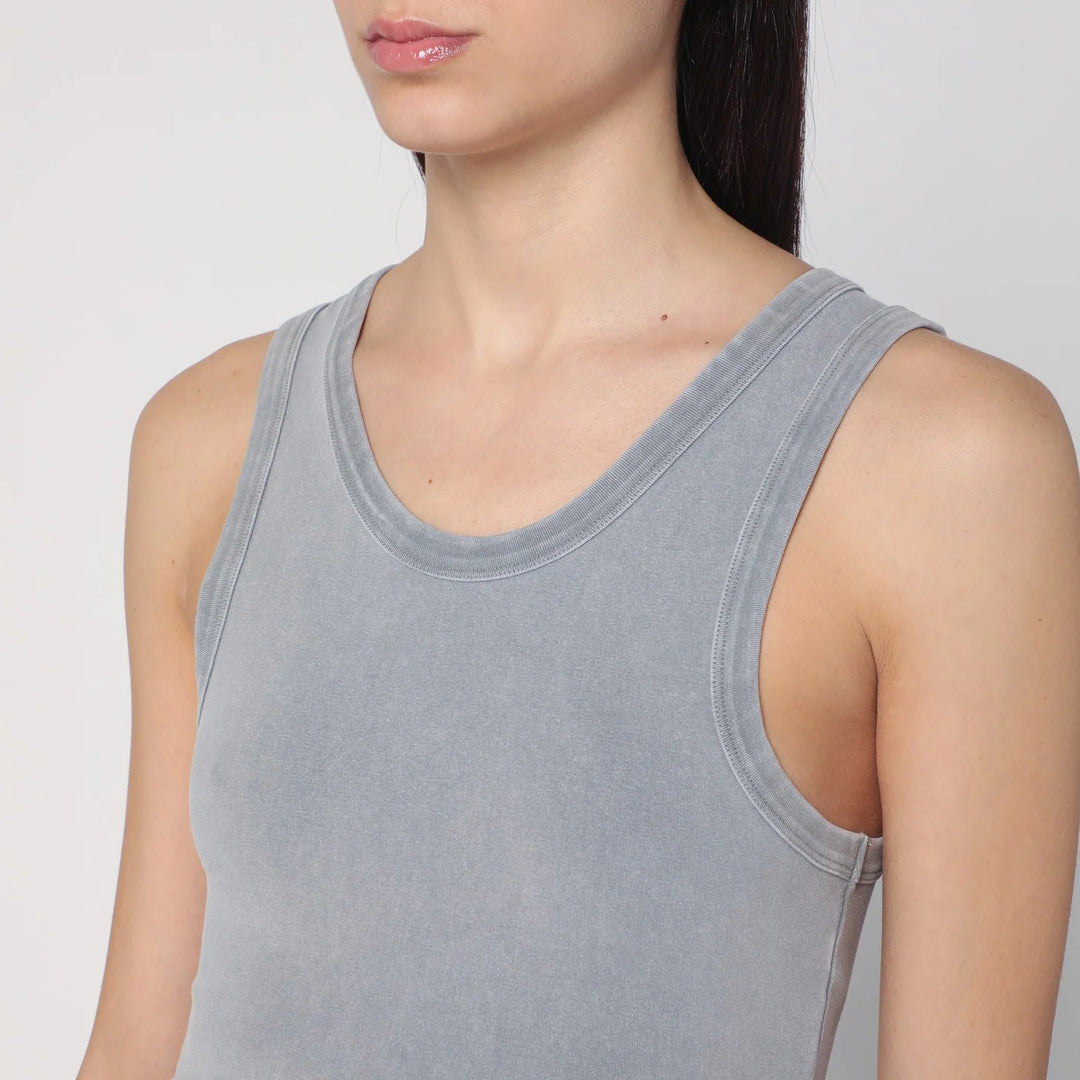 Entire Studios - Grey tank top in cotton