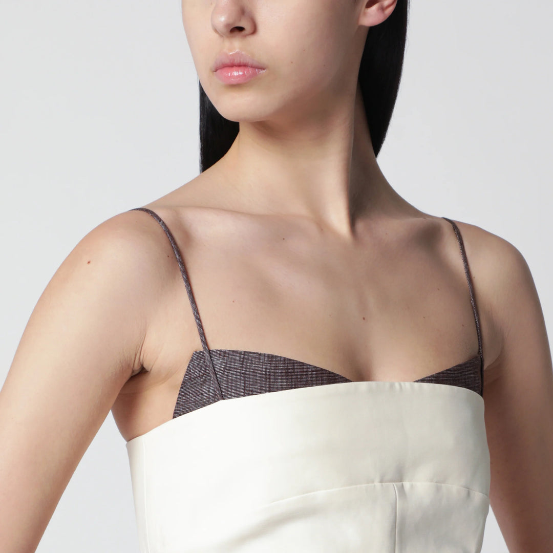 Entire Studios - Cotton mini dress with straps