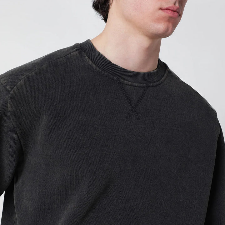 Entire Studios - Washed black cotton crewneck sweatshirt Brand Shirts &amp; Tops