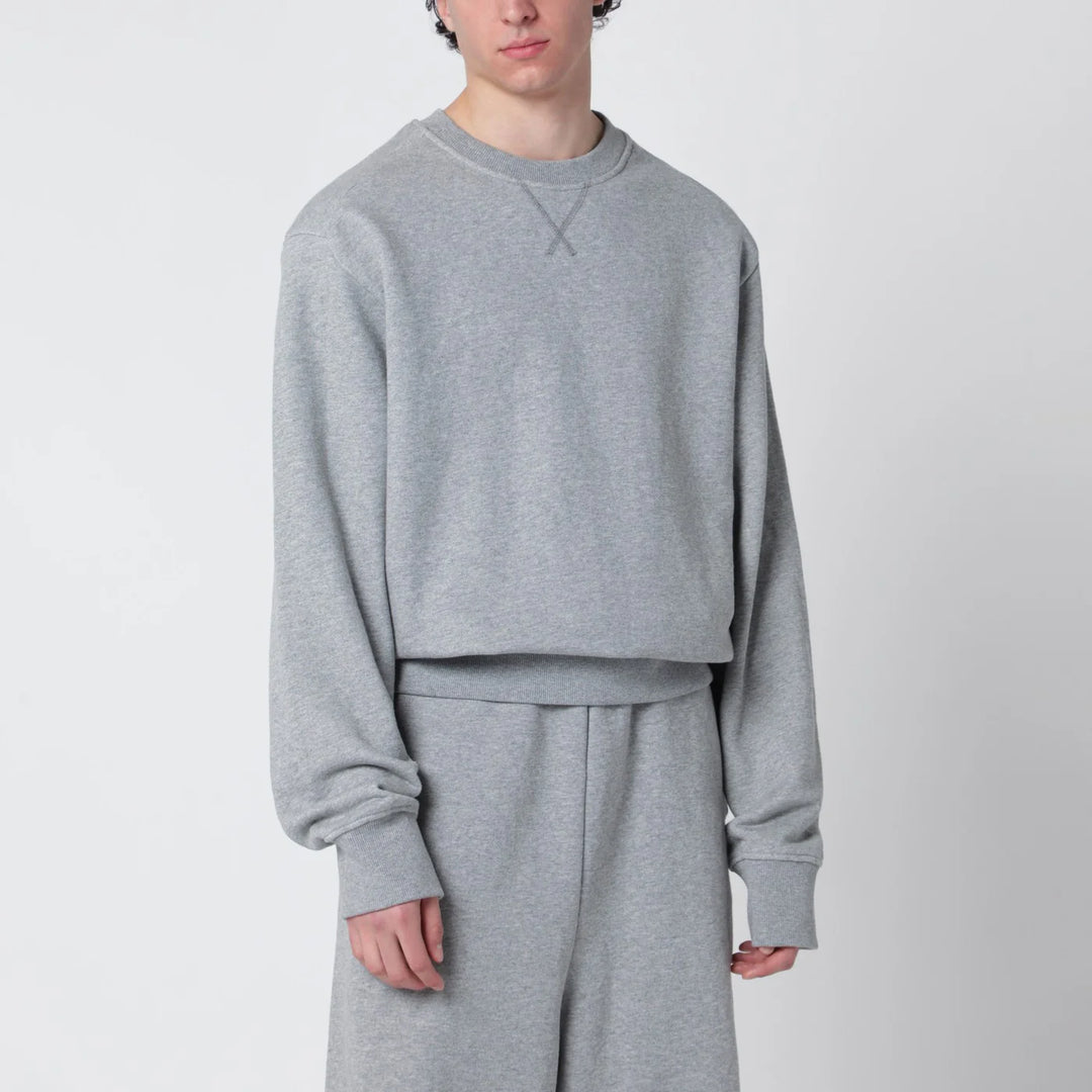 Entire Studios - Grey cotton crewneck sweatshirt