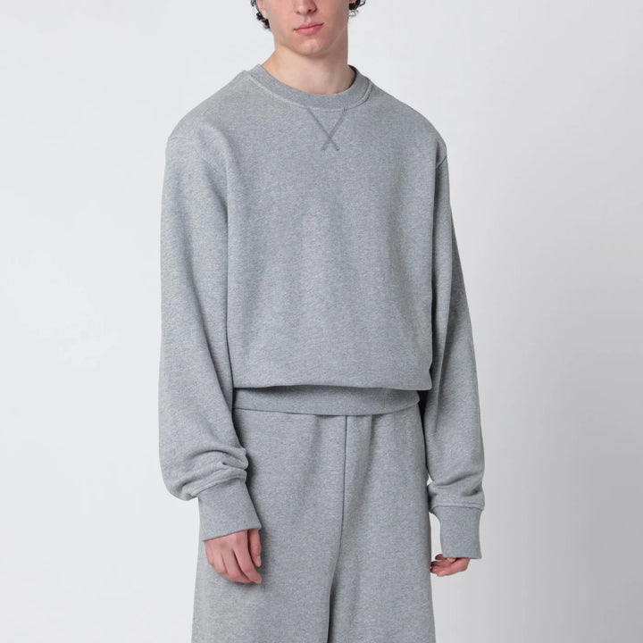 Entire Studios - Grey cotton crewneck sweatshirt