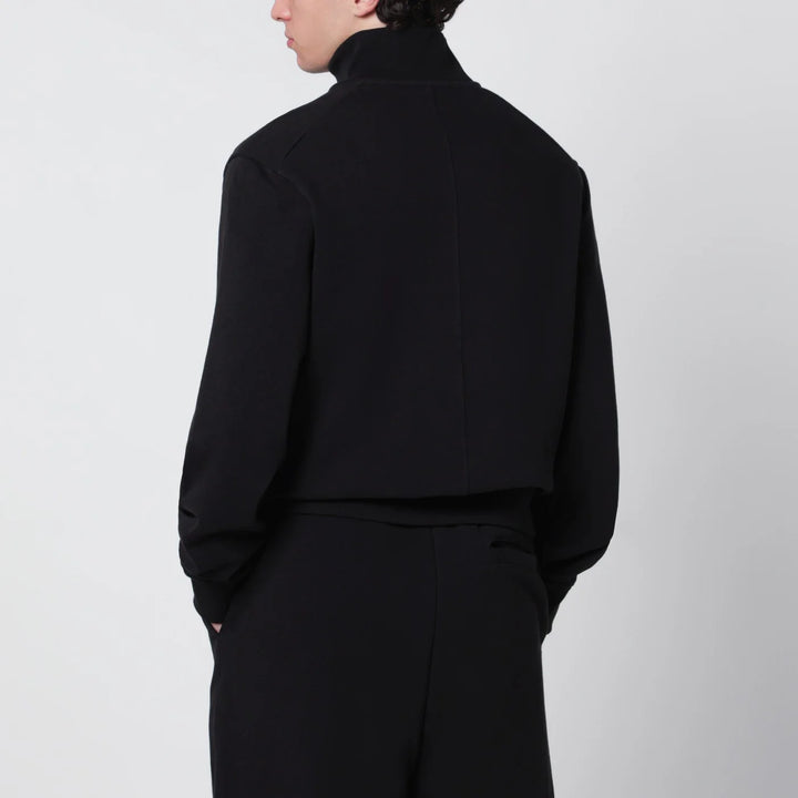 Entire Studios - Black cotton buttoned sweater
