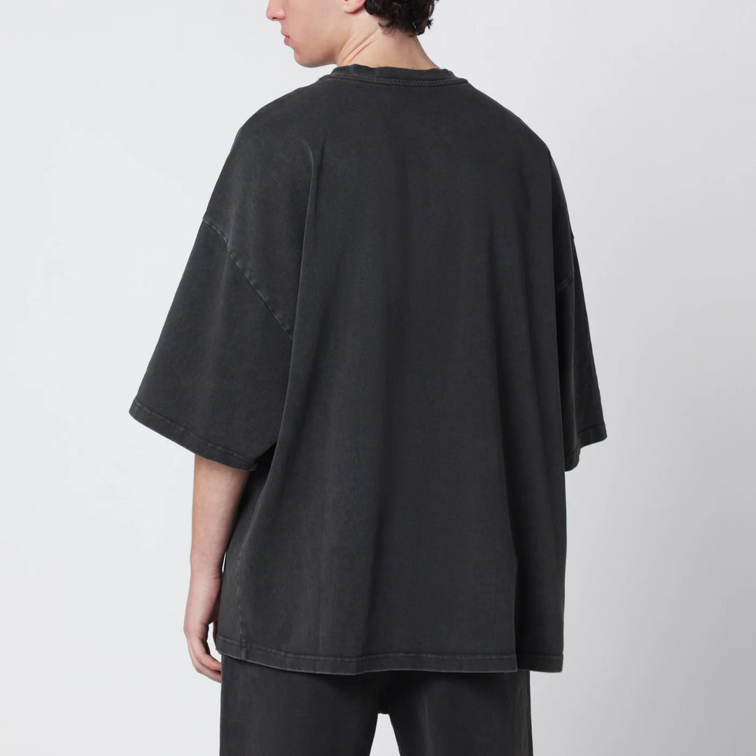 Entire Studios - Washed black boxy T-shirt