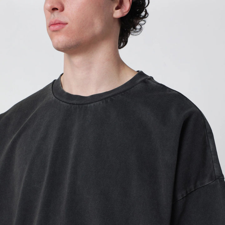 Entire Studios - Washed black boxy T-shirt