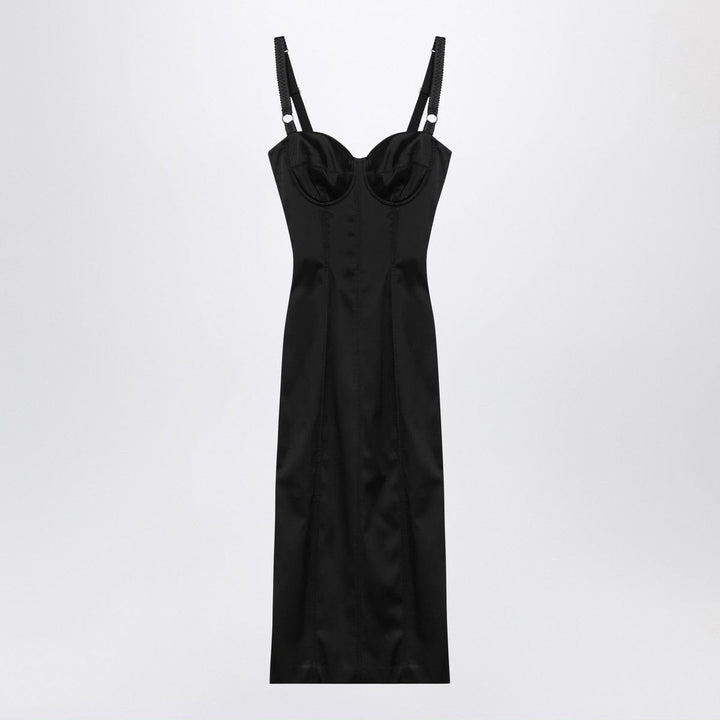 Dresses Dolce & Gabbana Dolce&Gabbana Black satin bustier dress Brand