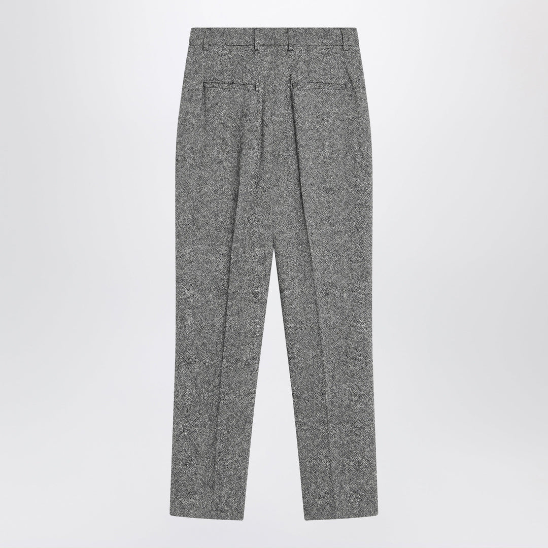 Dolce&amp;Gabbana - Wool-blend dotted trousers