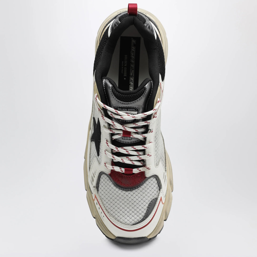 Golden Goose - Lightstar sneakers in white/grey/red