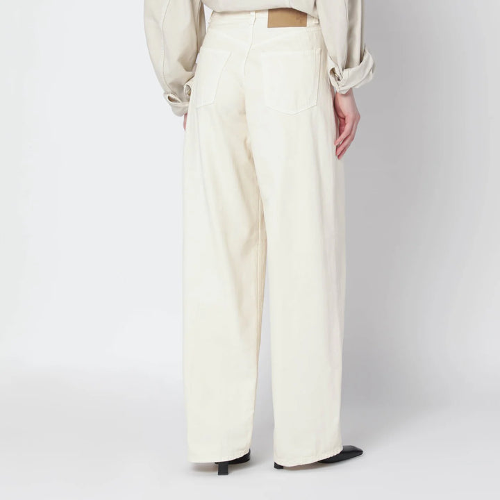 HAIKURE - Butter-coloured Bethany jeans