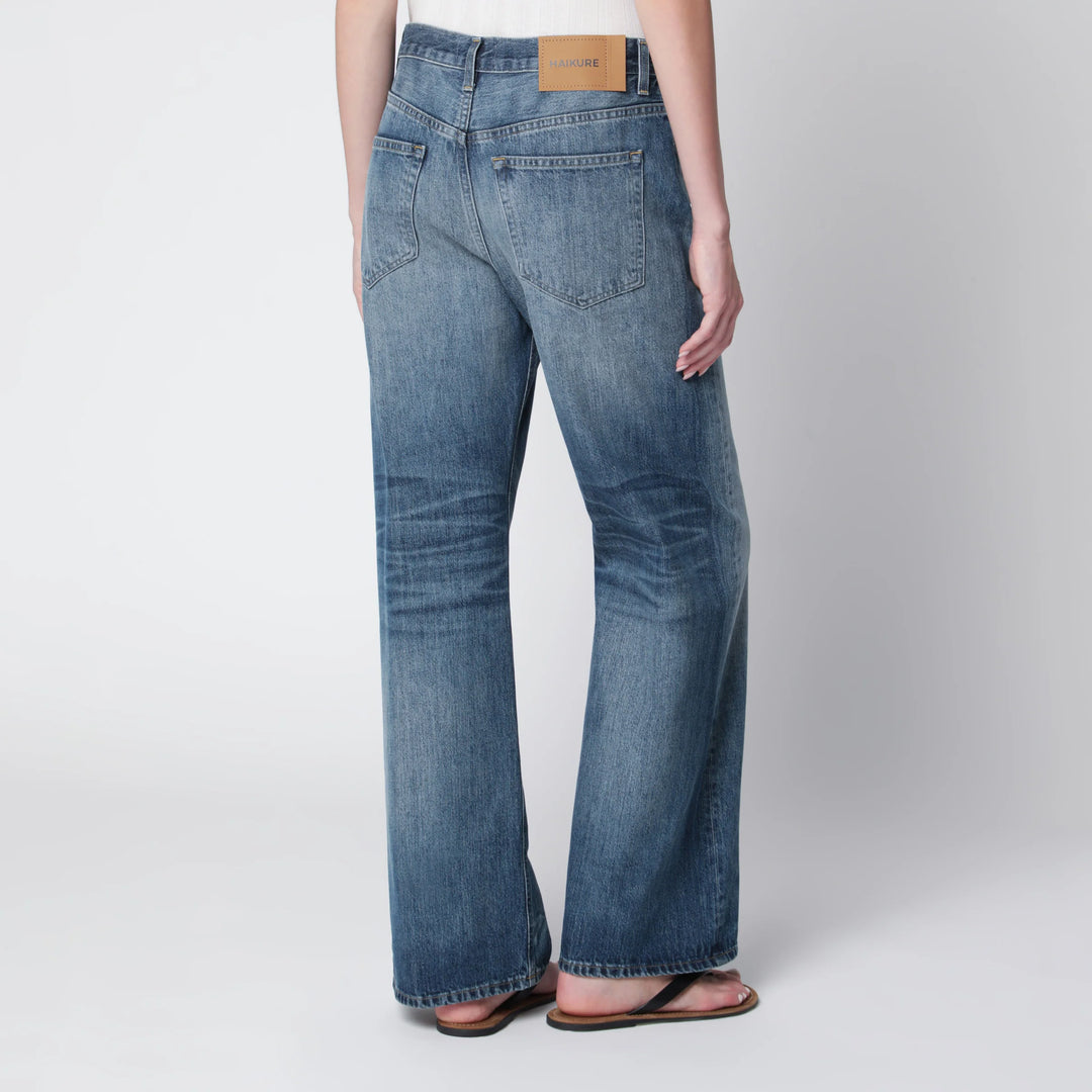 HAIKURE - Haikure wide-leg jeans in Blue Ryder denim
