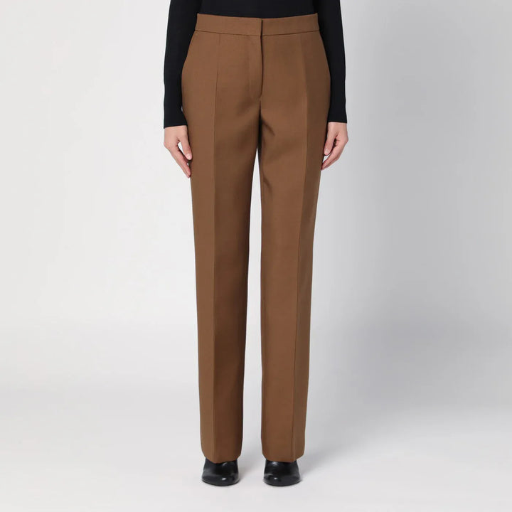 Jil Sander - Brown wool trousers Brand Apparel &amp; Accessories > Clothing > Pants 36  FR