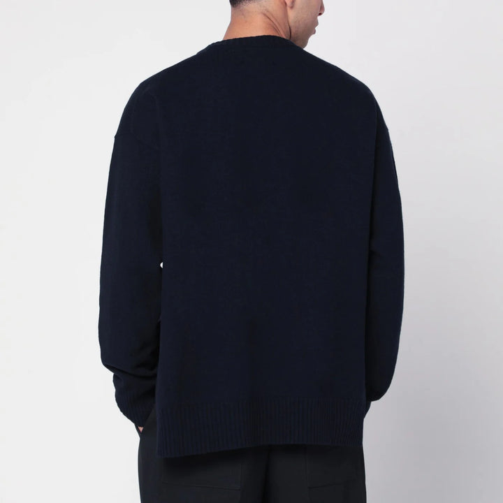 Jil Sander - Midnight blue cotton T-shirt