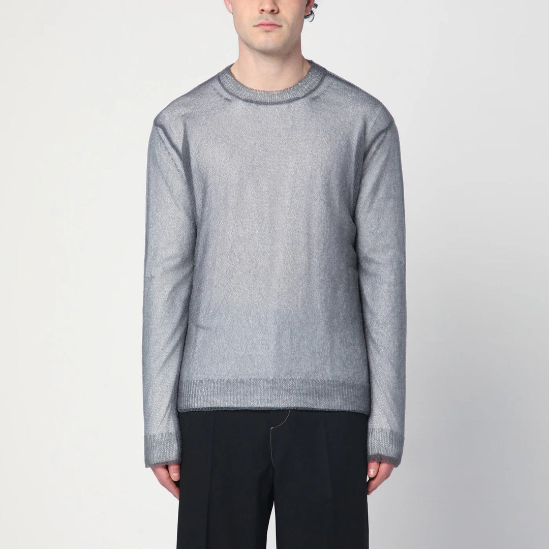 Jil Sander - Grey jumper with layered design
