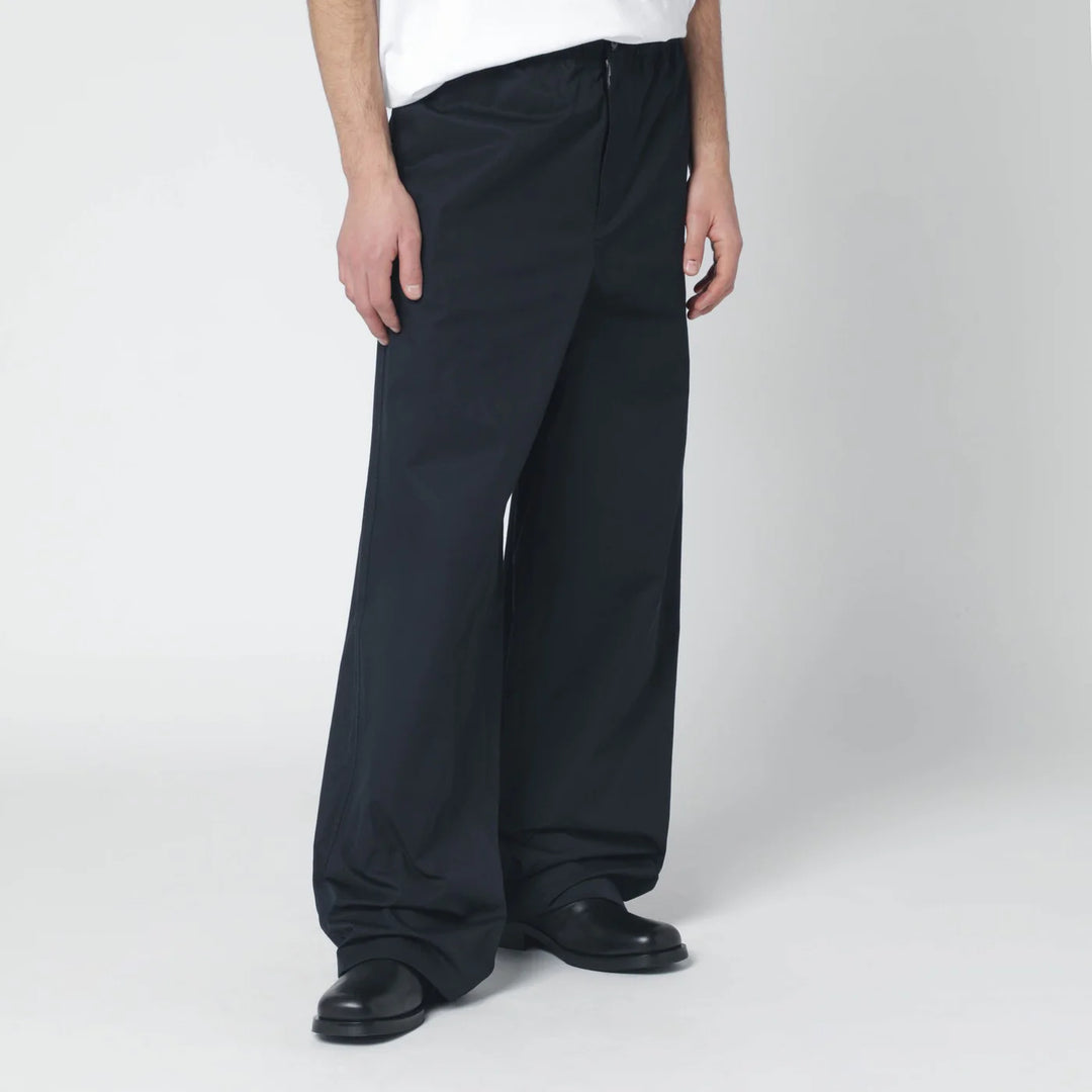 Jil Sander - Midnight blue cotton trousers