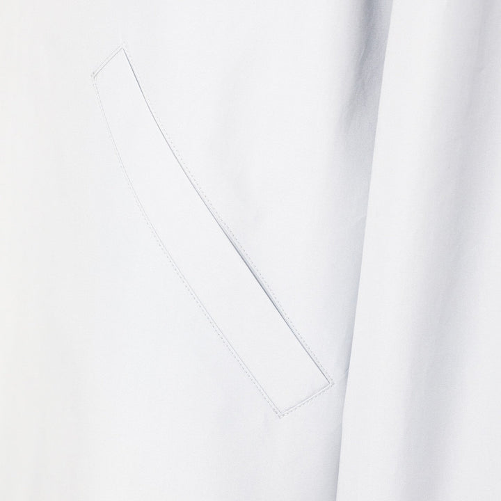Jil Sander - Light grey cotton taffeta jacket with logo