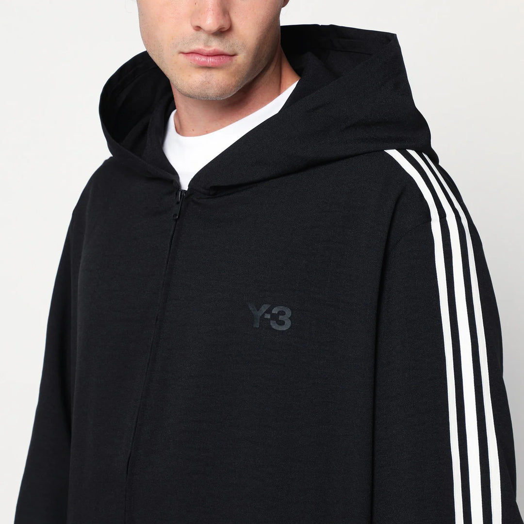 adidas Y-3 - 3-Stripes black zip/cardigan