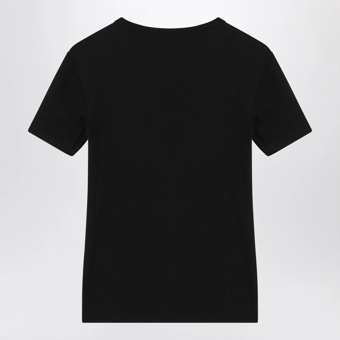 Calvin Klein - Black ribbed T-shirt