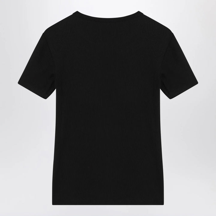 Calvin Klein - Black ribbed T-shirt