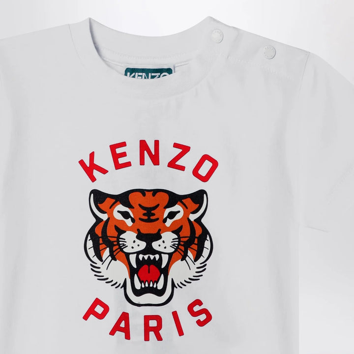 KENZO - White t-shirt with printed logo