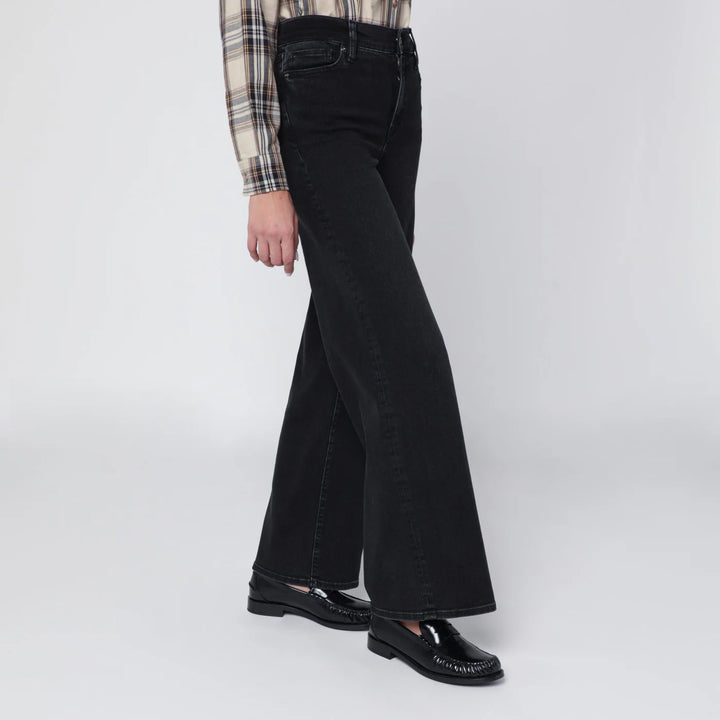 Frame - Black Le Slim Palazzo trousers