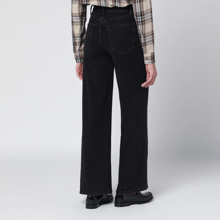 Frame - Black Le Slim Palazzo trousers