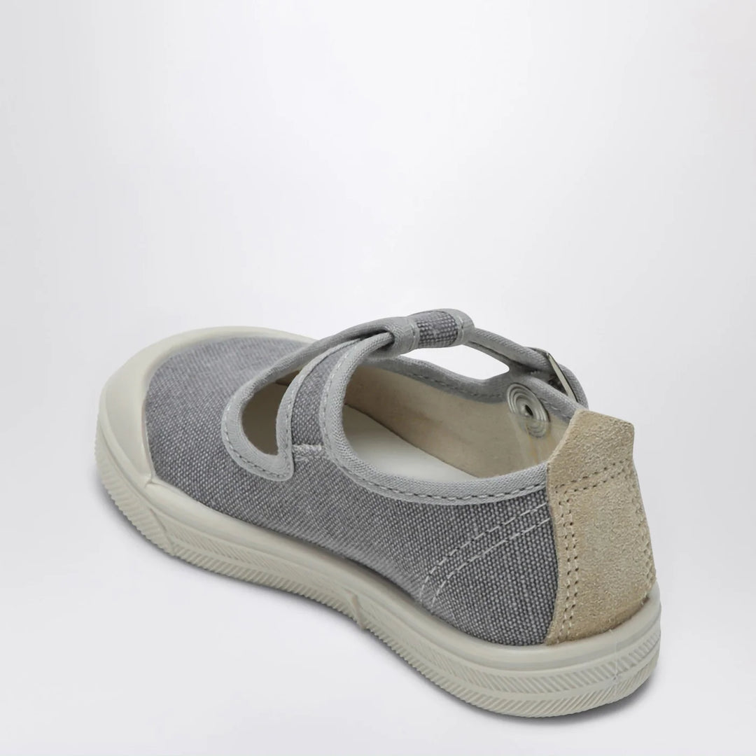 Il Gufo - Gray canvas sandal