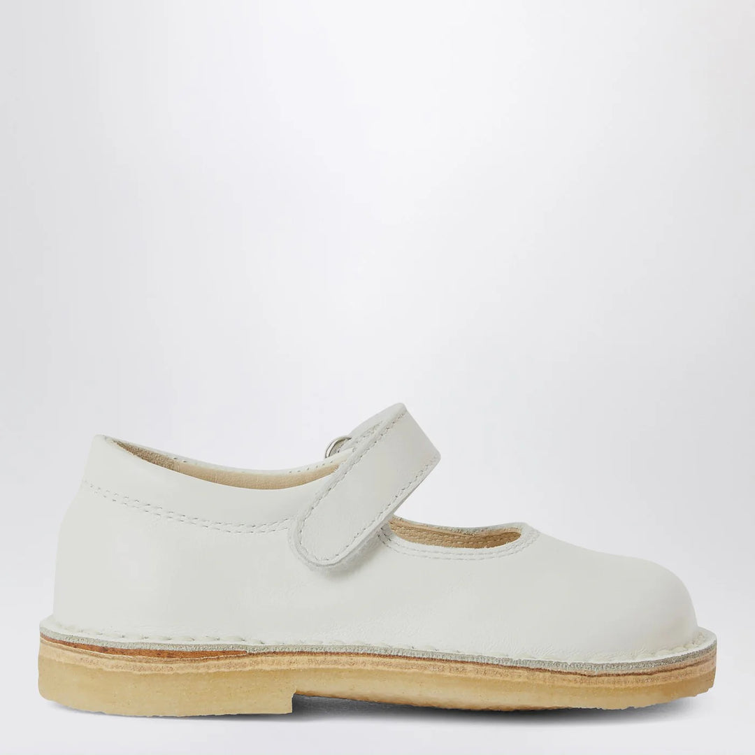 Il Gufo - White leather sandal with strap