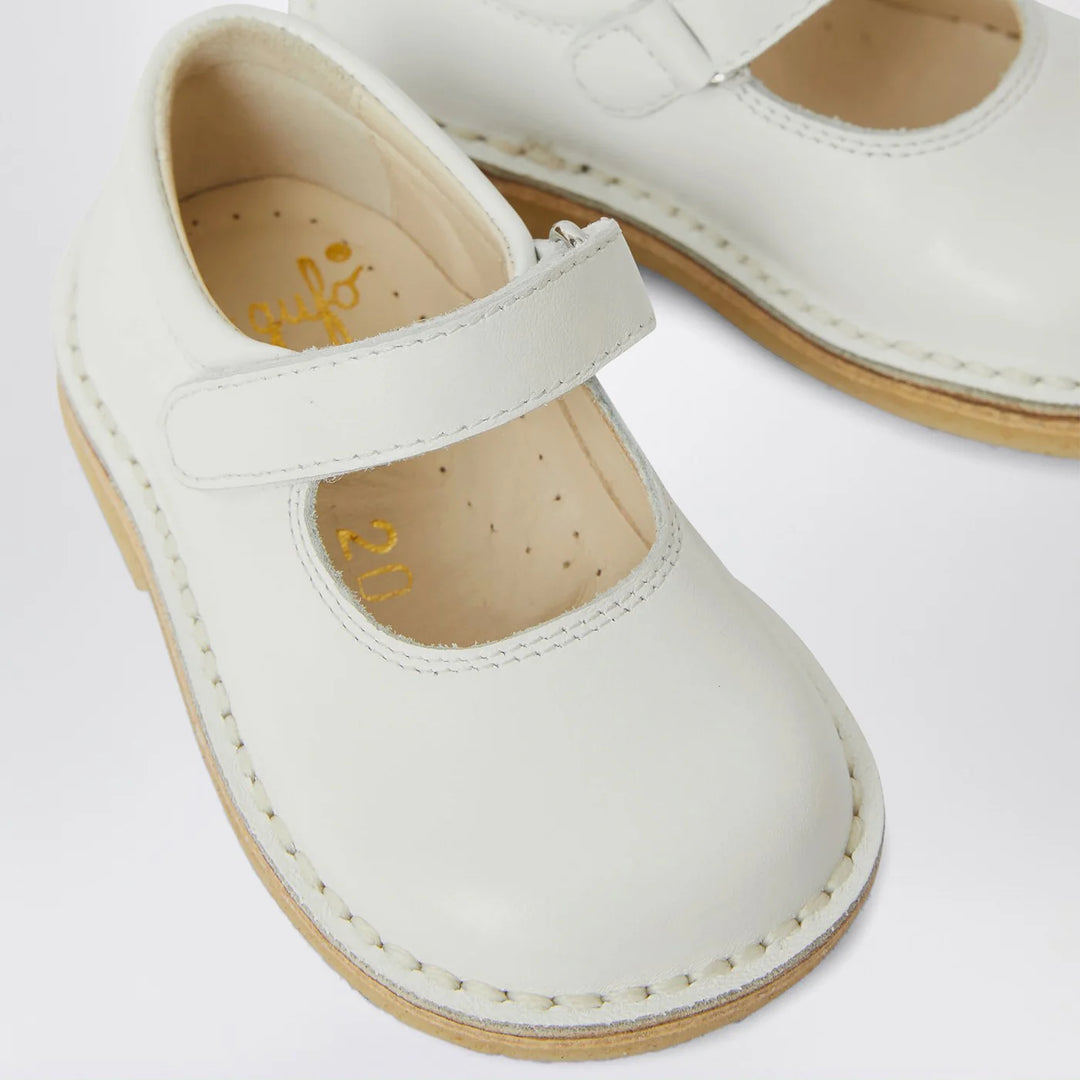 Il Gufo - White leather sandal with strap