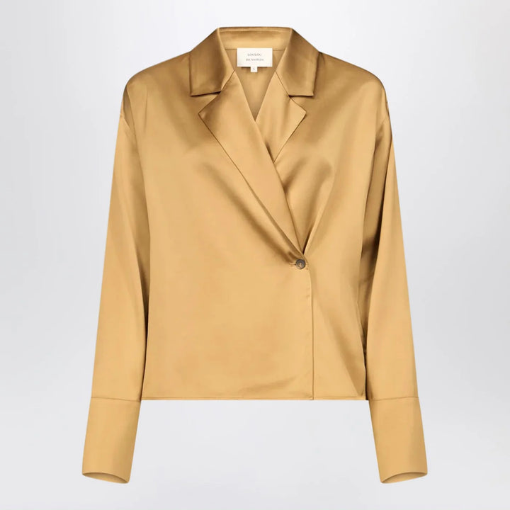LouLou De Saison - Ochre satin Persia blouse