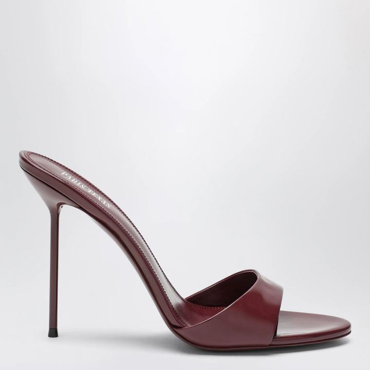 Paris Texas - Lidia mules in amarena patent leather
