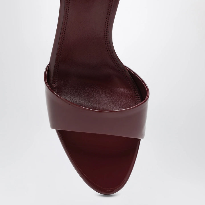 Paris Texas - Lidia mules in amarena patent leather
