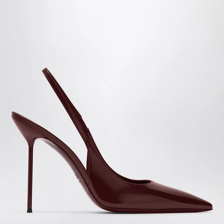 Paris Texas - Lidia slingback pumps in cherry patent leather