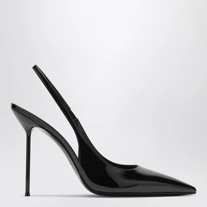 Paris Texas - Lidia slingback pumps in black patent leather