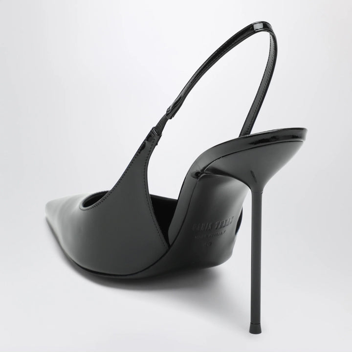 Paris Texas - Lidia slingback pumps in black patent leather