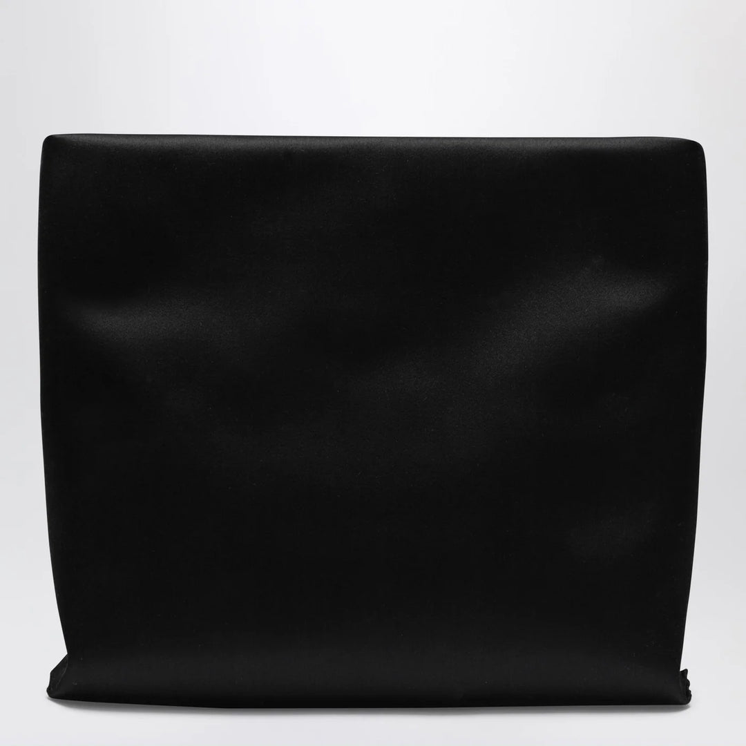 ROGER VIVIER - Trompette Clutch in black satin