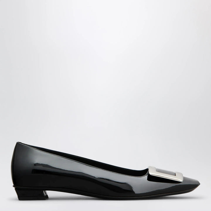 ROGER VIVIER - Belle Vivier black patent leather ballet flats