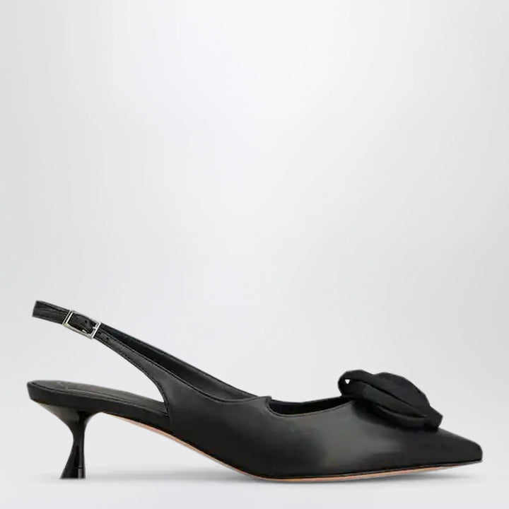 ROGER VIVIER - Rose Vivier Slingback Pumps in Black Leather