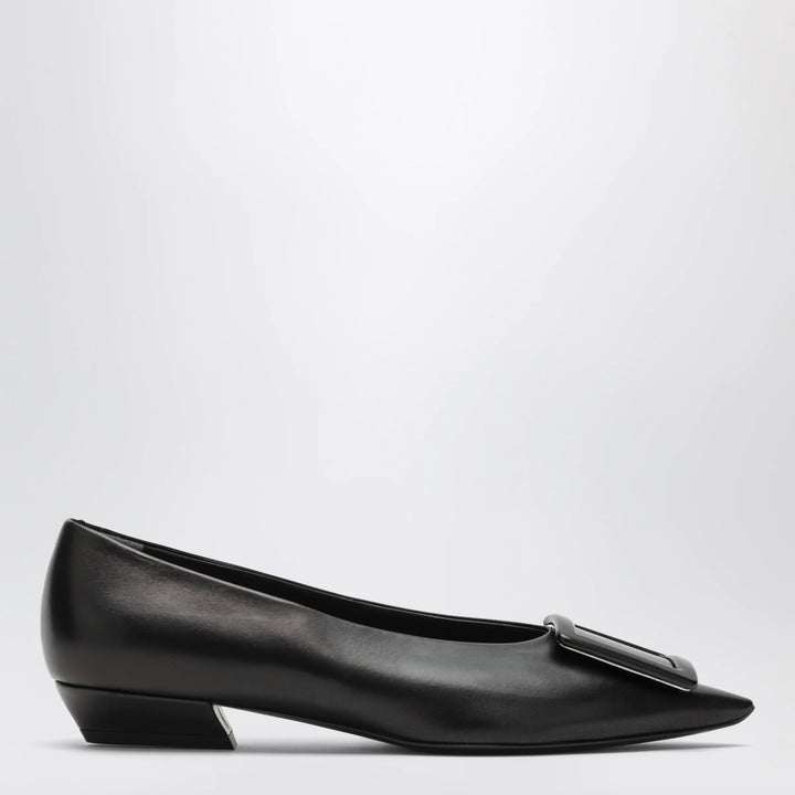 ROGER VIVIER - Gommettine ballerina in black leather