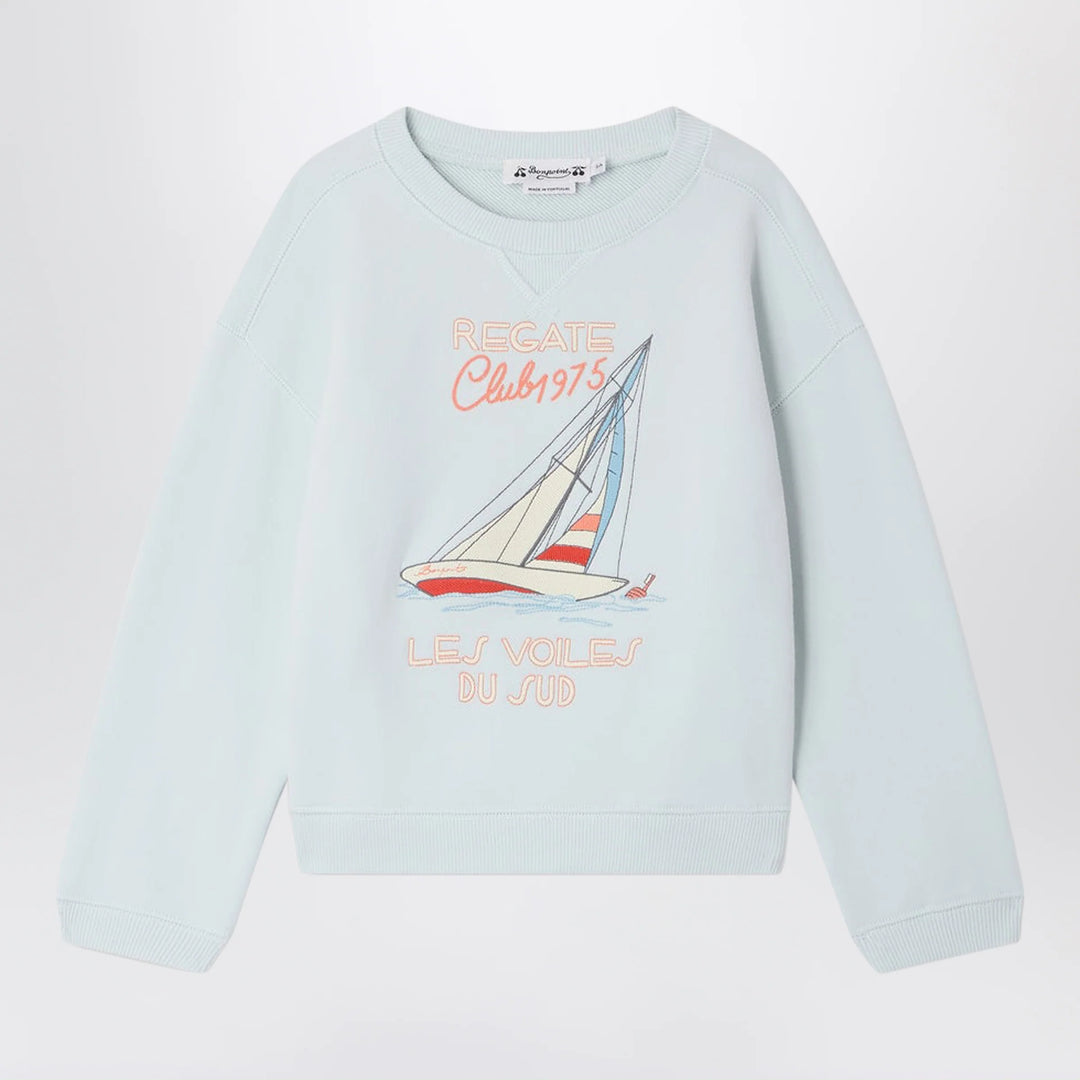 Bonpoint - Erol light blue sweatshirt