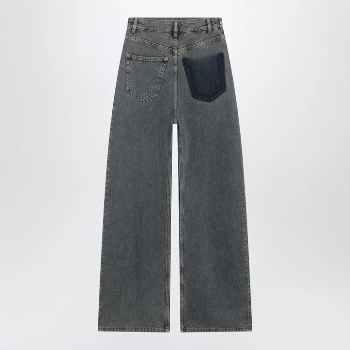 MM6 Maison Margiela - Grey wide-leg jeans