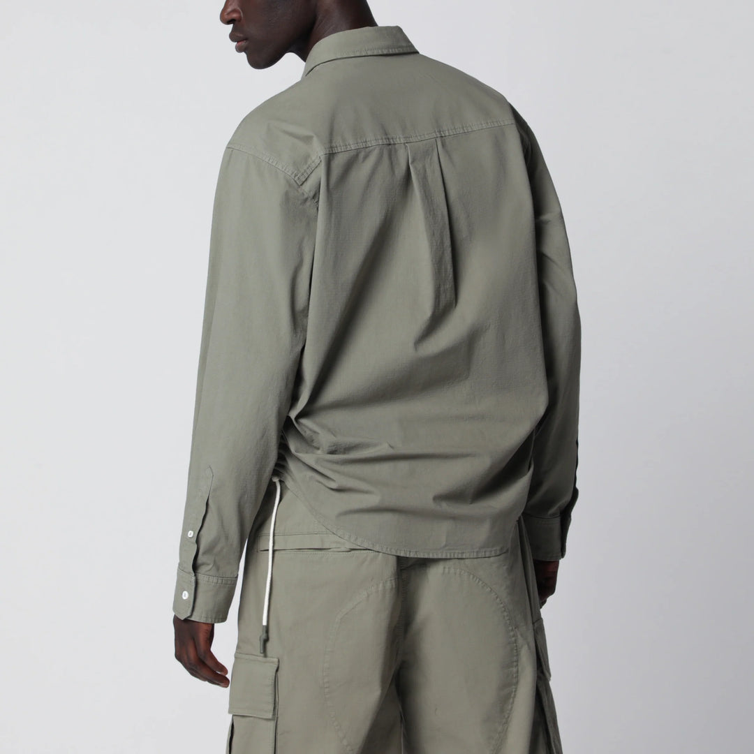 Dsquared2 - Military green cotton shirt
