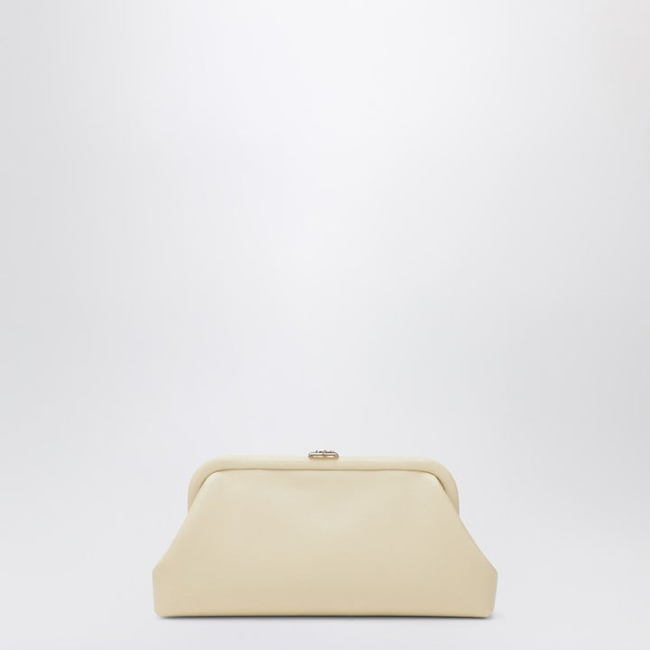 Jimmy Choo Skylar clutch in butter-colored leather