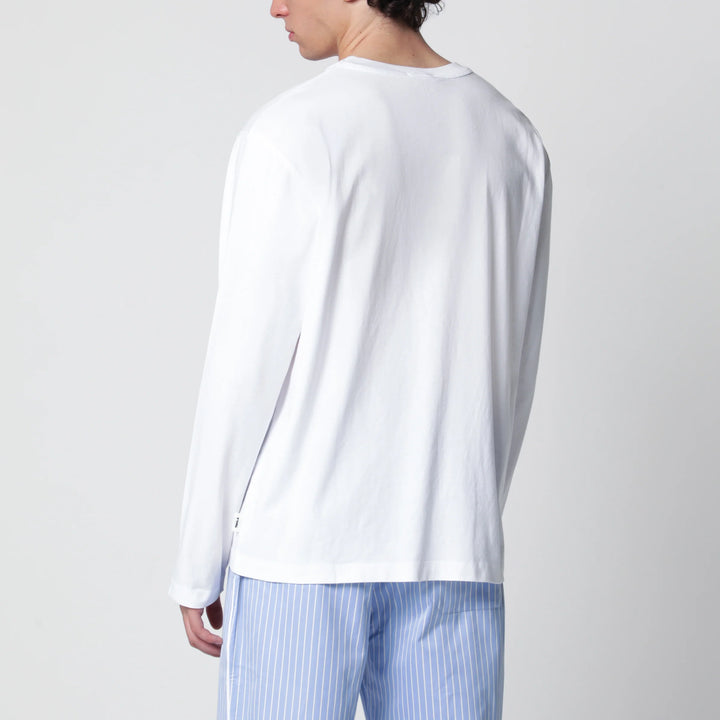 Tekla - White long-sleeve T-shirt